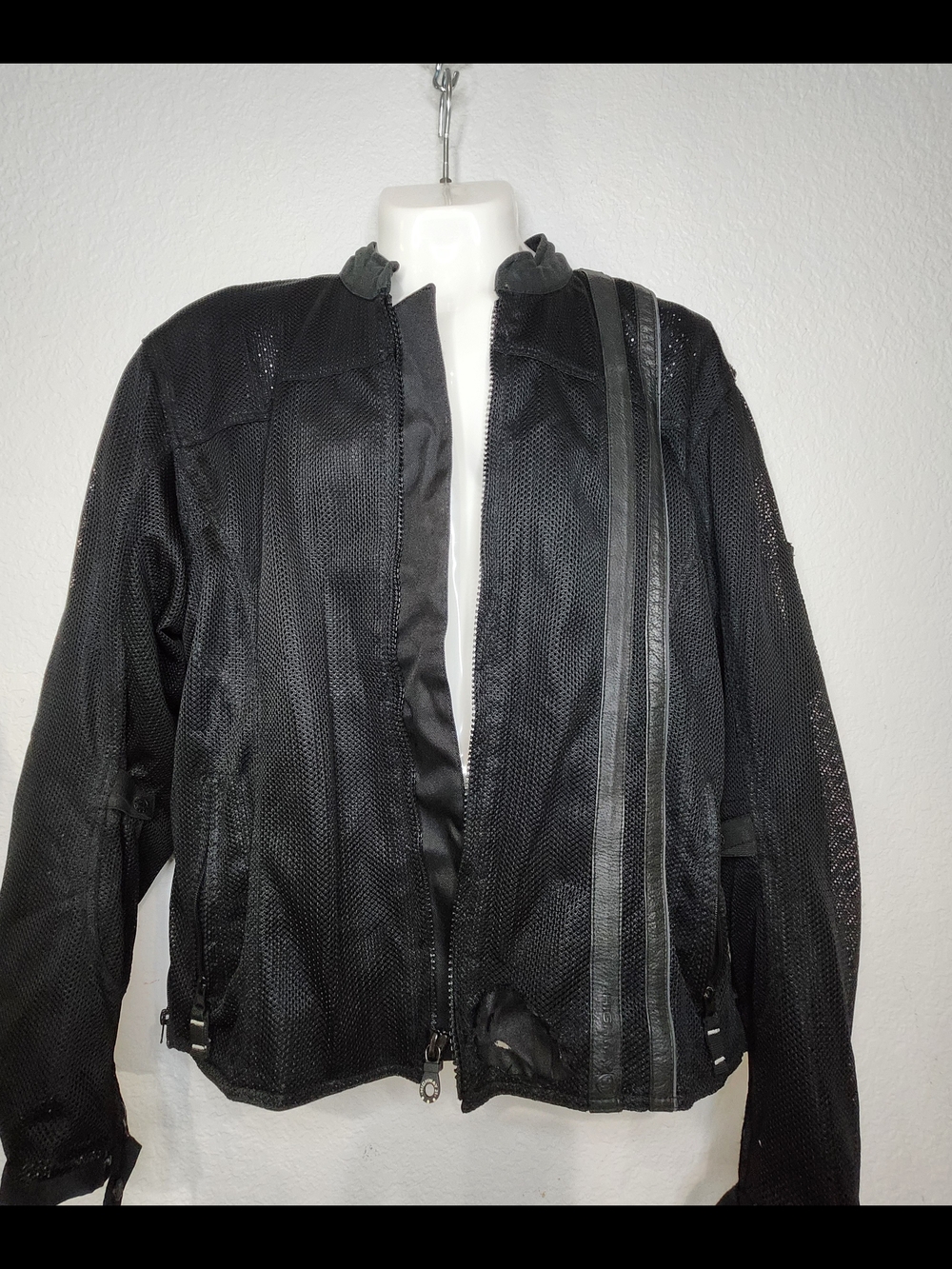 HIGHWAY 21 Black Motorcicle Mesh Jacket -